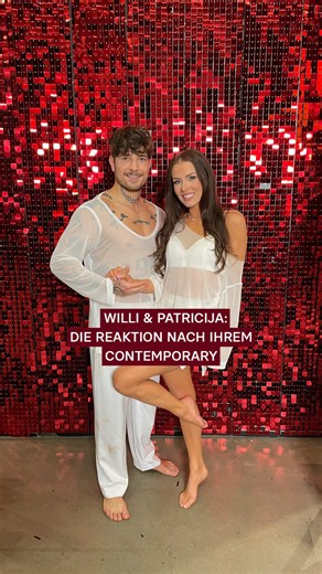 Willi & Patricija nach der Show 2 bei Let's Dance