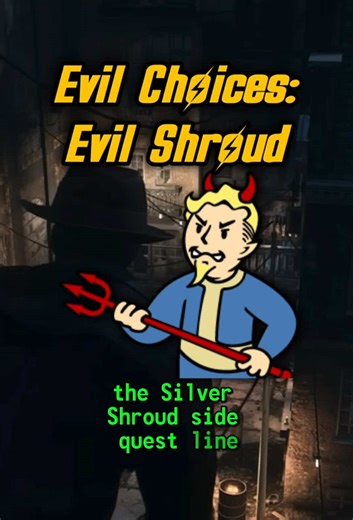 The Evil Shroud #fallout #falloutlore #falloutfacts #gamingfacts #fallout4