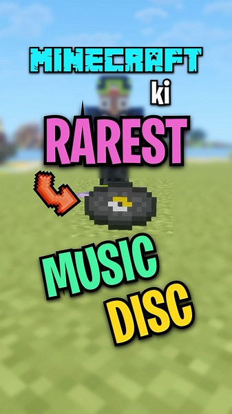 RAREST DISC EVER 🔥🔥 #minecraft