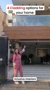 Exploring the Extraordinary: Four Exterior Cladding Options to Elevate Your Space. 🔥 . . . For more details contact us at 91 9834397104 91 9881133520 Visit our website www.xclusiveinteriors.in . . . #xclusiveinteriors #instahome #instainteriors #exteriordesign #interior444 #interiorhome | Xclusive Interiors by Nidhi Jaju