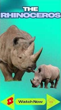 The Rhinoceros #shorts #science #history #wildlife #animals #fyp