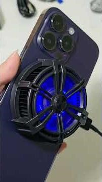 X12 magnetic cold shell phone cooling fan 10W capacity Led RGB Gaming supports increasing FPS Game