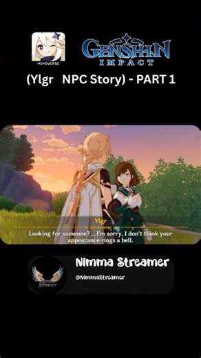 Ylgr NPC Story Part - 1 in Genshin impact game