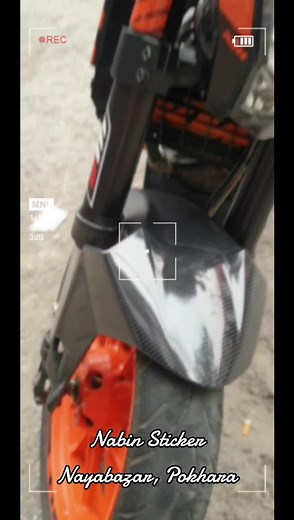 Enhance Your Duke 200 BS4 with Black Smog Sticker Lamination