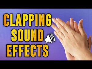 clapping sound effects || audience clapping sound || one person clapping sound