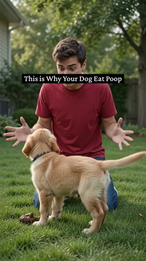 Why Do Some Dogs Eat Poops(coprophagia)? #dog #goldenretriever #dog @itsrealdog