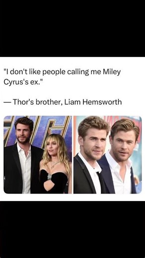 Liam Hemsworth’s Funny Take on Being Called Miley Cyrus’s Ex #shorts
