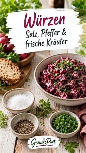Schneller Rote-Bete-Salat mit Meerrettich-Creme | GenussPost
