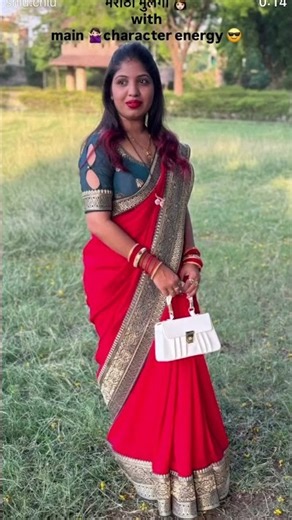 Aesthetic Marathi caption for saree look 😎 #trendingreels #instareels #reelitfeelit #youtubeshorts