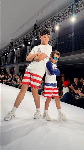 Runway meets gymnastics at the Rookie Kids Fashion Show