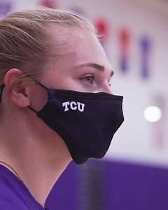 11K views · 385 reactions | Masks ✅ Hand sanitizer ✅ Social distancing ✅ Still a bunch of fun ✅  TCU Volleyball | NCAA Women's Volleyball | Facebook