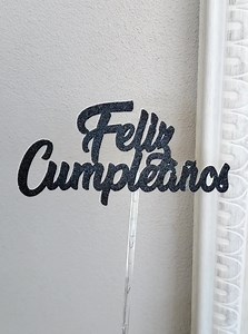 Feliz cumpleaños cake topper, Paquete Cake topper SVG, archivo digital, - Etsy España