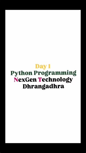 NexgenTech on Instagram: "Python Workshop | Day 1 💻 Learning that builds logic, not just knowledge. Students actively learning with practical approach. 📍 NexGen Technology, Dhrangadhra #PythonWorkshop #SkillBasedLearning #NGT #LearningByDoing"