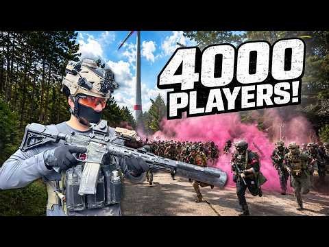 I Survived The Biggest Airsoft Game On EARTH! Over 4000 Players!