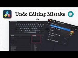How to undo in DaVinci Resolve (Shortcut Guide)