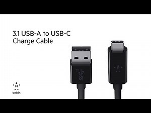 USB-C At A Glance: 3.1 USB-A to USB-C Cable
