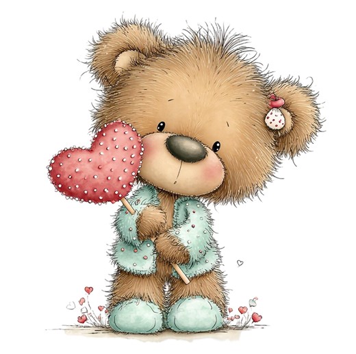 30 Watercolor Valentine Animals Clipart – Pngs, Love-themed Designs (digital Download) - Etsy