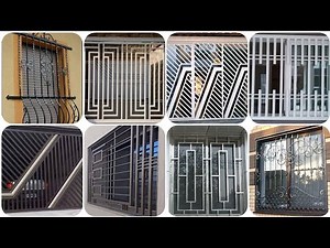 Latest Iron/Aluminium window grill designs | best Window grill collection
