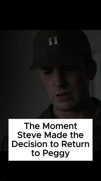 The Moment Steve Made the Decision to Return to Peggy #marvel #mcu #captainamerica | Talking Marvel