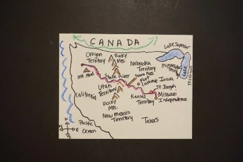 Let's Draw a Map of the Oregon Trail!