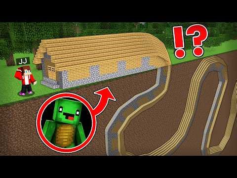 JJ found a UNDERGROUND VILLAGER HOUSE OF the ALTERNATES Mikey in Minecraft Challenge - Maizen
