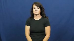 Watch how to sign 'brazen-faced' in American Sign Language.