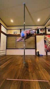 [妹]美しいポールダンス！Asuka #poledance #disney #ポールダンス#天才 #小学生