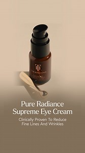 The first eye cream designed to go deeper. Powered by Hydroxysome® Adenosine, it works across three layers of skin to smooth fine lines, firm skin, and deliver hydration that’s 5x more powerful than hyaluronic acid. Your most delicate skin deserves Pure Radiance Supreme Eye Cream. | True Botanicals