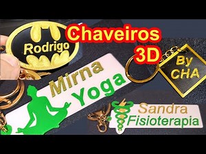 Make Custom Keychains Easily on a 3D Printer