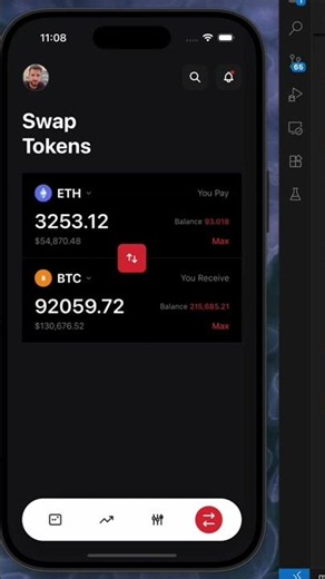 Crypto App UI Design in React Native 🚀 #appdevelopment #javascript #reactnative #apptechcore #design