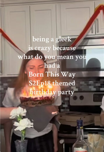 my best work for my 24th birthday #gleek #glee