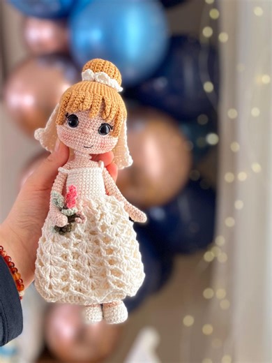 Amigurumi Bride Doll Pattern PDF – Crochet Wedding Girl Tutorial – Instant Download - Etsy