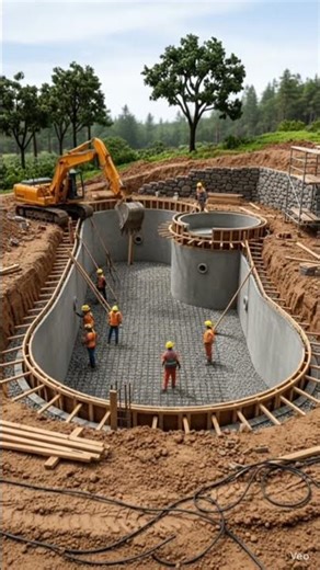 🌊 Luxury Multi-Tier Waterfall Pool Transformation #shorts #usa