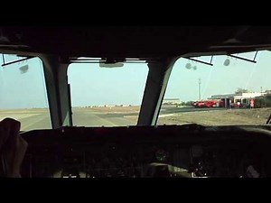 RAF VC10, XV107, Taxy and Take-off, RAF Akrotiri, from Flight Deck