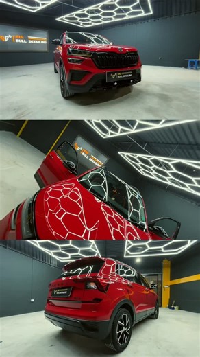 BIG BULL DETAILING || CAR DETAILING STUDIO on Instagram: "step by step 👇 ✅ Body Compounding • Removes swirl marks, scratches & oxidation • Restores original paint depth & gloss • Essential step in professional paint correction ✅ Glass Compounding • Eliminates water marks & wiper scratches • Improves night visibility & clarity • Makes glass smooth, clean & crystal clear ✅ Ceramic Coating • Adds deep gloss & mirror-like finish • Protects paint from UV rays, dust & chemicals • Hydrophobic layer fo