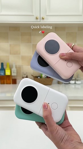 Portable Thermal Label Maker for Stylish Organization