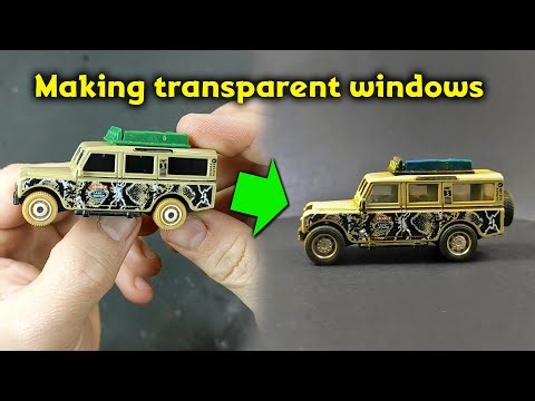 Making transparent car windows and some detailing