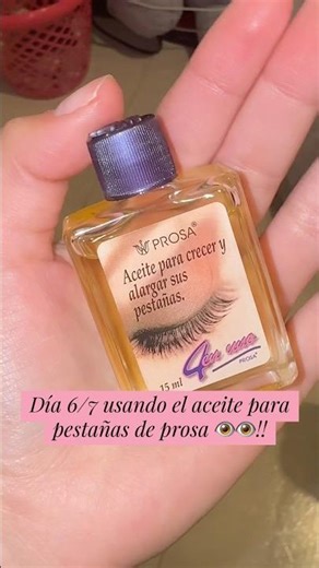 Una semana usando el aceite 4 en 1 de prosa 👁️👁️! #maquillaje #shorts #prosa #makeup #tips
