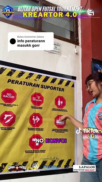 Membalas @jidans • •BLITAR OPEN FUTSAL TOURNAMENT KREARTOR 4.0 📌10-15 Desember 2025 📍Gor Soekarno Hatta Kota Blitar • • #futsalblitar #turnamenfutsal #futsalindonesia #KREARTOR4 #ICMBEST