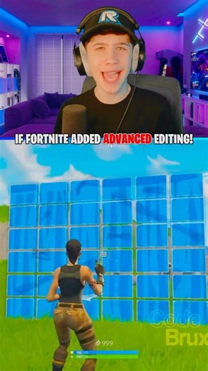 If Fortnite Added ADVANCED Editing! 🤯 #fortnite #fortniteshorts