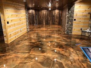 28K views · 817 reactions | REFLECTOR™ Enhancer floor coatings are specialty, self leveling, fluid applied epoxy floor coatings. Engineered for residential and commercial applications where a durable, long lasting, aesthetically unique and easy to maintain floor is required. | Elite Crete Systems East | Facebook