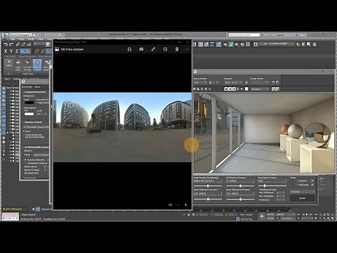 How to integrate and adjust environment map in 3ds max