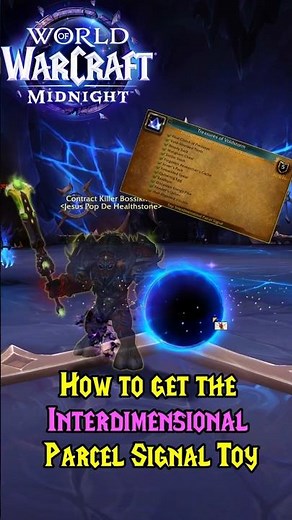 Check out my guide for Interdimensional Parcel Signal Toy/Void mailbox! #worldofwarcraft #midnight