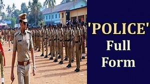 Police Full Form: Public Officer for Legal Investigations and Criminal Emergencies  | Police ಪದದ ಫುಲ್‌ ಫಾರ್ಮ್‌ ಏನು  Career, India News in Kannada