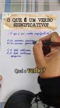 WHAT IS A MEANINGFUL VERB?
