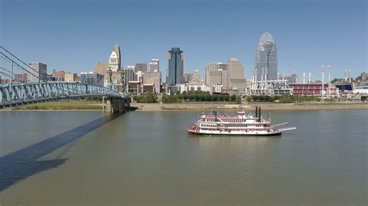 POV: You’re cruising down the Ohio River with Cincinnati’s skyline in view… 🌊✨ Ready to make it real? https://bbriverboats.com/special-events #bbriverboats #BelleOfCincinnati #OhioRiverCruise #CincyViews #RiverboatLife #ExploreCincy #ValentinesOnTheRiver #TravelOhio #HiddenGems | BB Riverboats