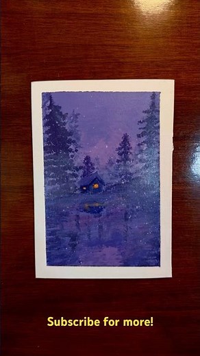 Acrylic painting for beginners | #easyacrylicpaintingforbeginners #magicalpainting #fantasypainting