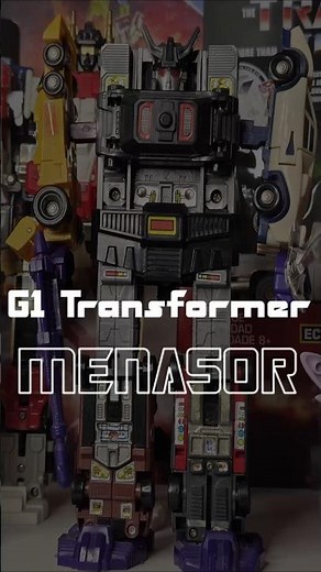 Transformers G1 Combiner - MENASOR #transformers #menasor #g1 #transformerstoys #shorts