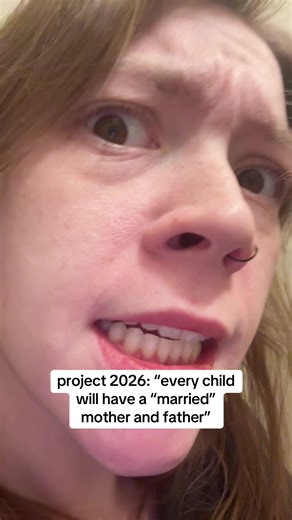 Sowhat about us #singlemom s or the #gay couples with children? Sounds like we’re just about to fully slip into Handmaids tale ? Please do your research, as preposterous of a read, project 2025 wasn’t just fake propaganda. It was a blueprint. ##wakeup##america##fyp