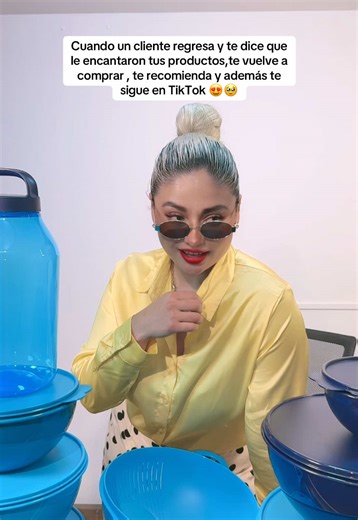 ¡Cuando el cliente regresa , te vuelve a comprar , te recomiendo y además te sigue en TikTok 🥹😍🙊! GRACIAS #distribuidoracompromiso #tupperwaremexico #giovanamarcela #articulosparaelhogar #clientes
